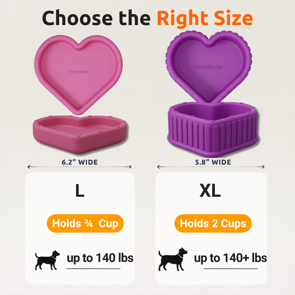 AUCTION ONLY - FreezHeart - Durable Heart Enrichment Chew