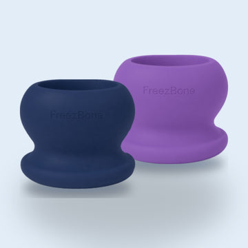 FreezBall 2-Pack: a navy and a purple FreezBall