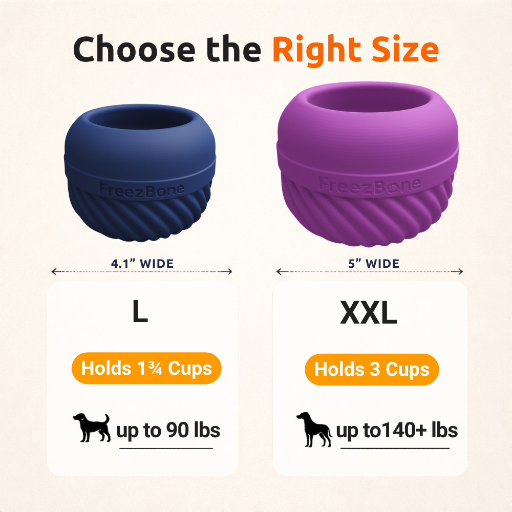 AUCTION ONLY - FreezJumbo™ – Our Biggest & Toughest Enrichment Toy Ever
