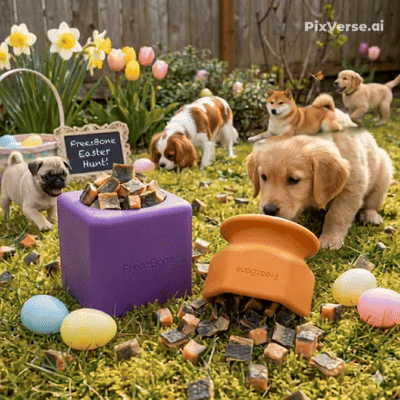 5 Easy Easter Dog Treat Recipes Using Single-Ingredient Freezbone Favorites
