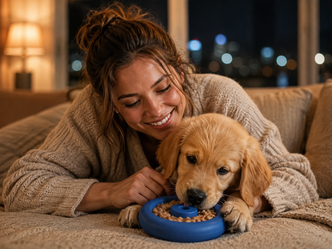 Crate Training a Puppy With a Frozen Toy: The First Two Weeks
