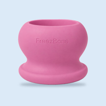 FreezBall freeze-and-lick dog toy in pink