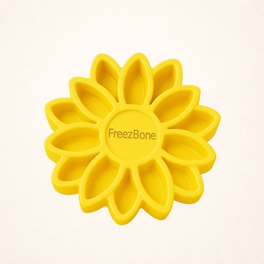 FreezSunflower - Interactive Frozen Sunflower Dog Chew For Tough Chewers