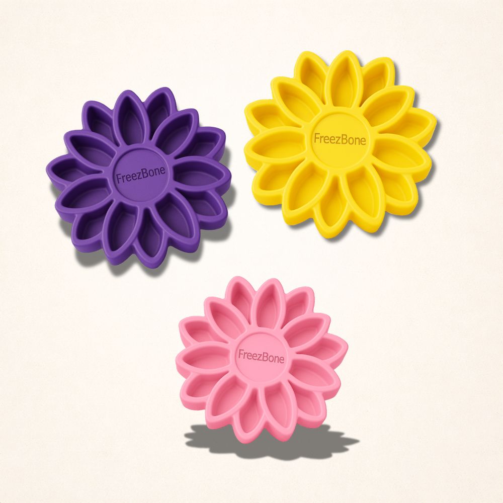FreezSunflower - Interactive Frozen Sunflower Dog Chew For Tough Chewers