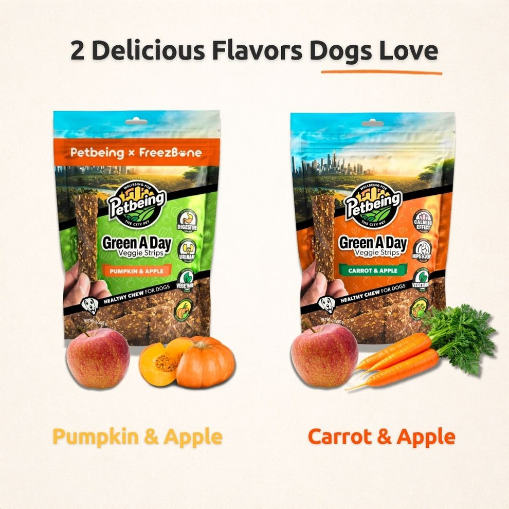 Freezbone Freezbone Veggie Stick Bundle (4/pack: Carrot - Pumpkin - Apple mix)