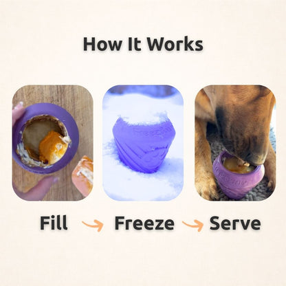 FreezCone – The Ice-Cream–Shaped Enrichment Dogs Can’t Put Down