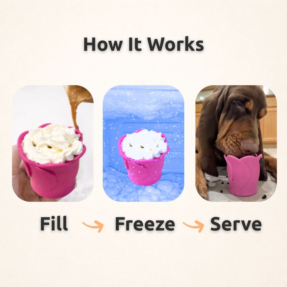 FreezRose – Frozen Dog Enrichment Toy
