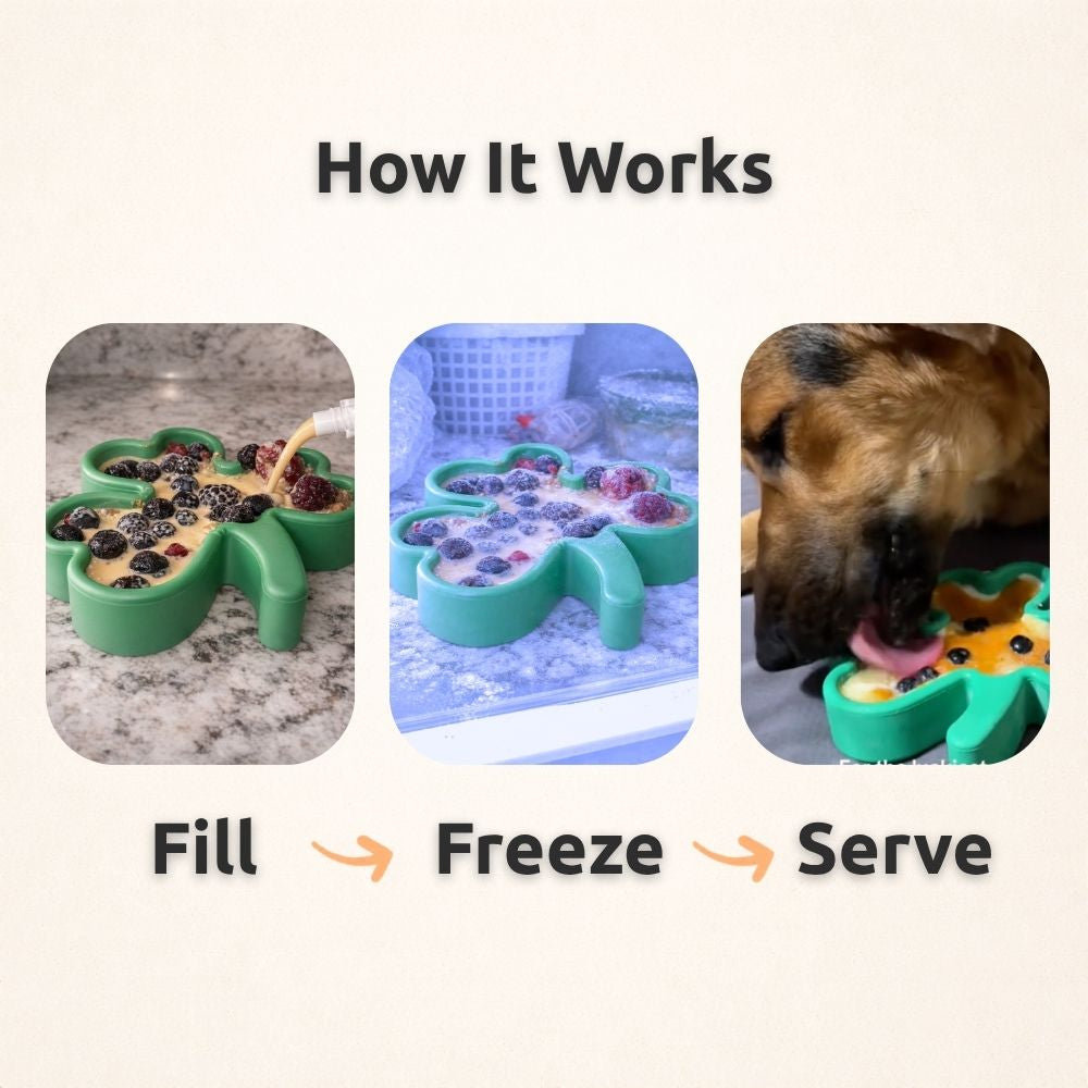 FreezShamrock - Premium Enrichment Toy – Freezbone
