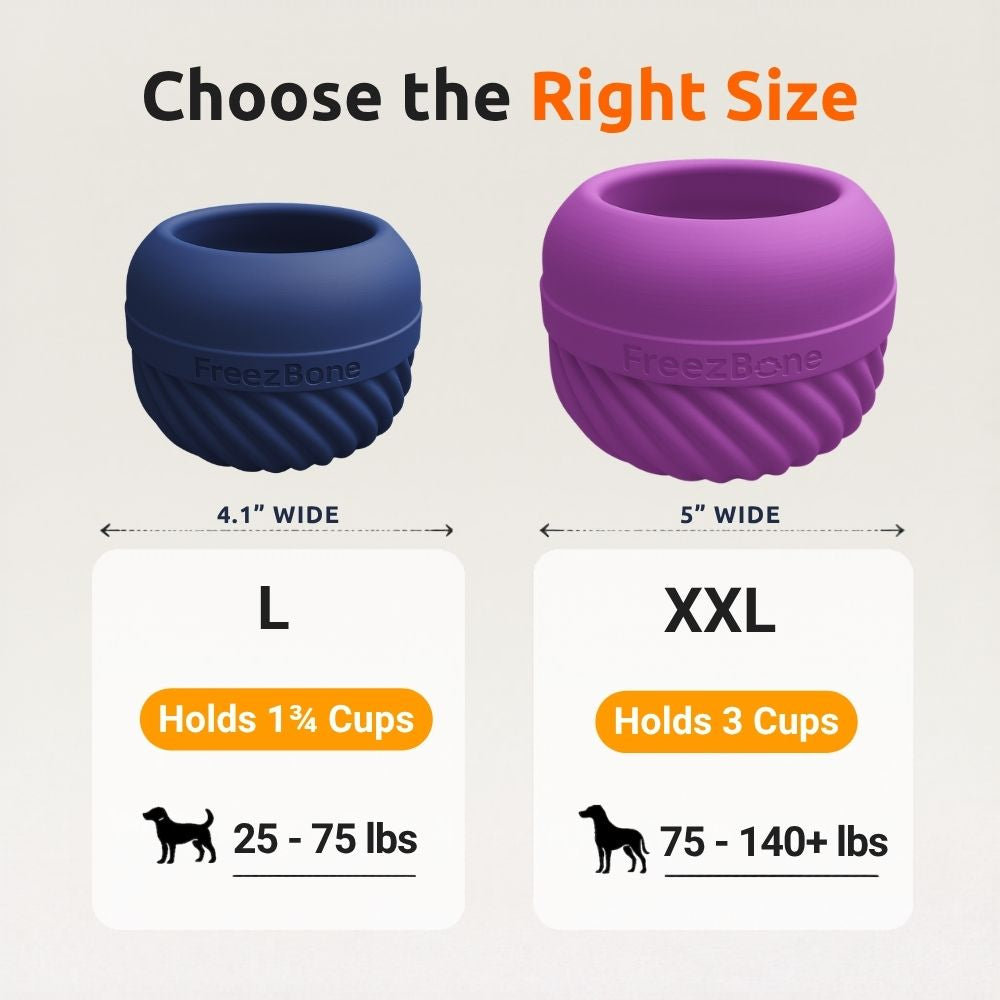 FreezJumbo™ – Our Biggest & Toughest Enrichment Toy Ever – Freezbone