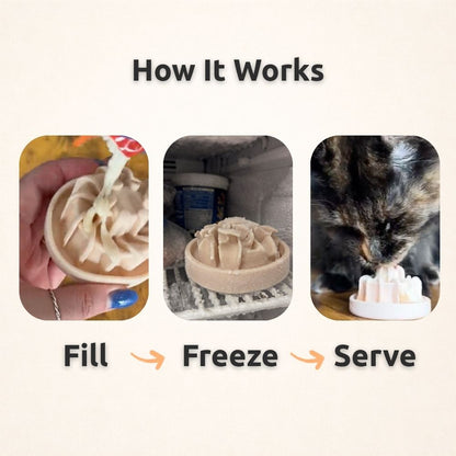 FreezDrip Cat Flow Slow Feeder