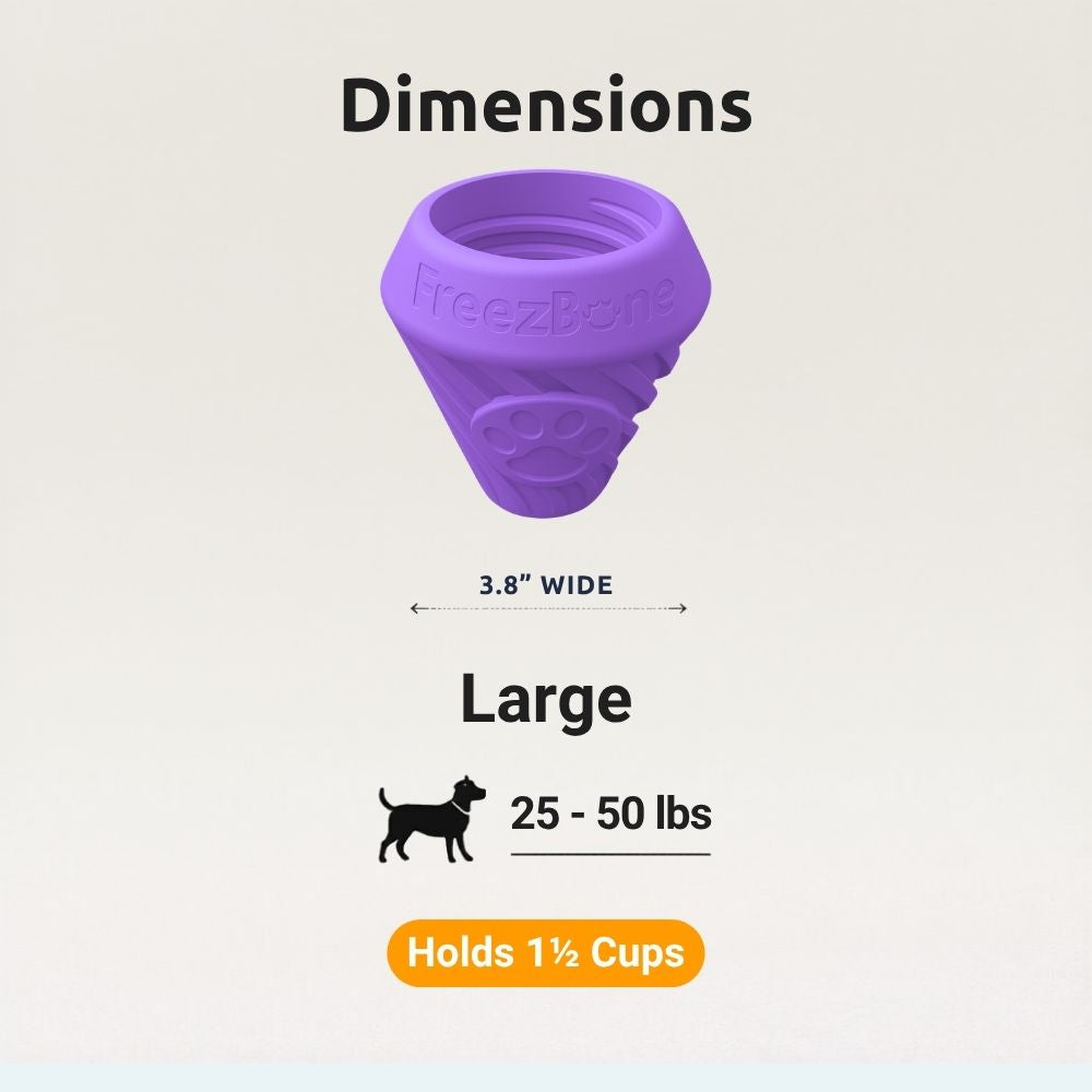 FreezCone – The Ice-Cream–Shaped Enrichment Dogs Can’t Put Down