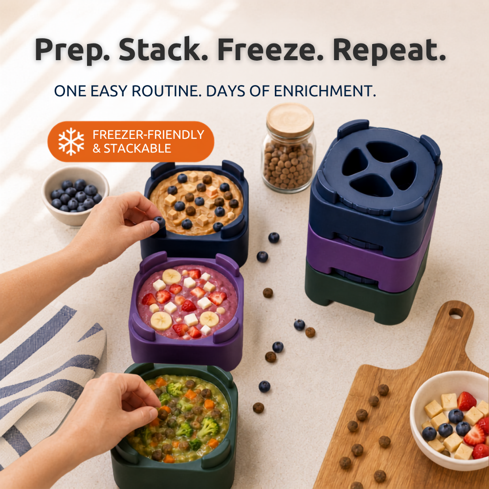 FreezBrick - Stackable Frozen Treat Toy for Dogs