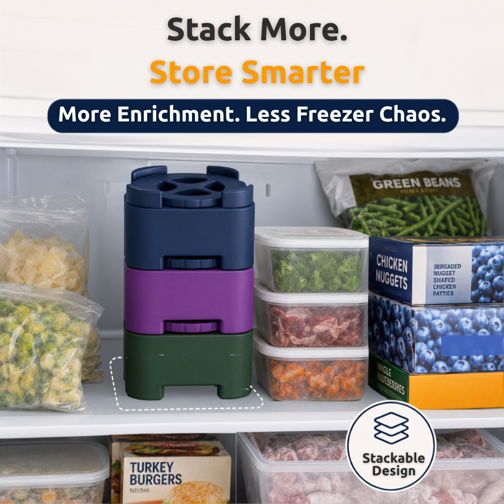 FreezBrick - Stackable Frozen Treat Toy for Dogs
