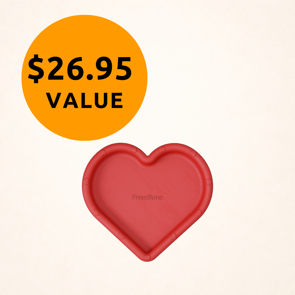 AUCTION ONLY - FreezHeart - Durable Heart Enrichment Chew