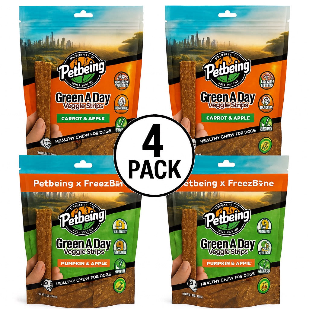 Freezbone Veggie Stick Bundle (4/pack: Carrot - Pumpkin - Apple mix)