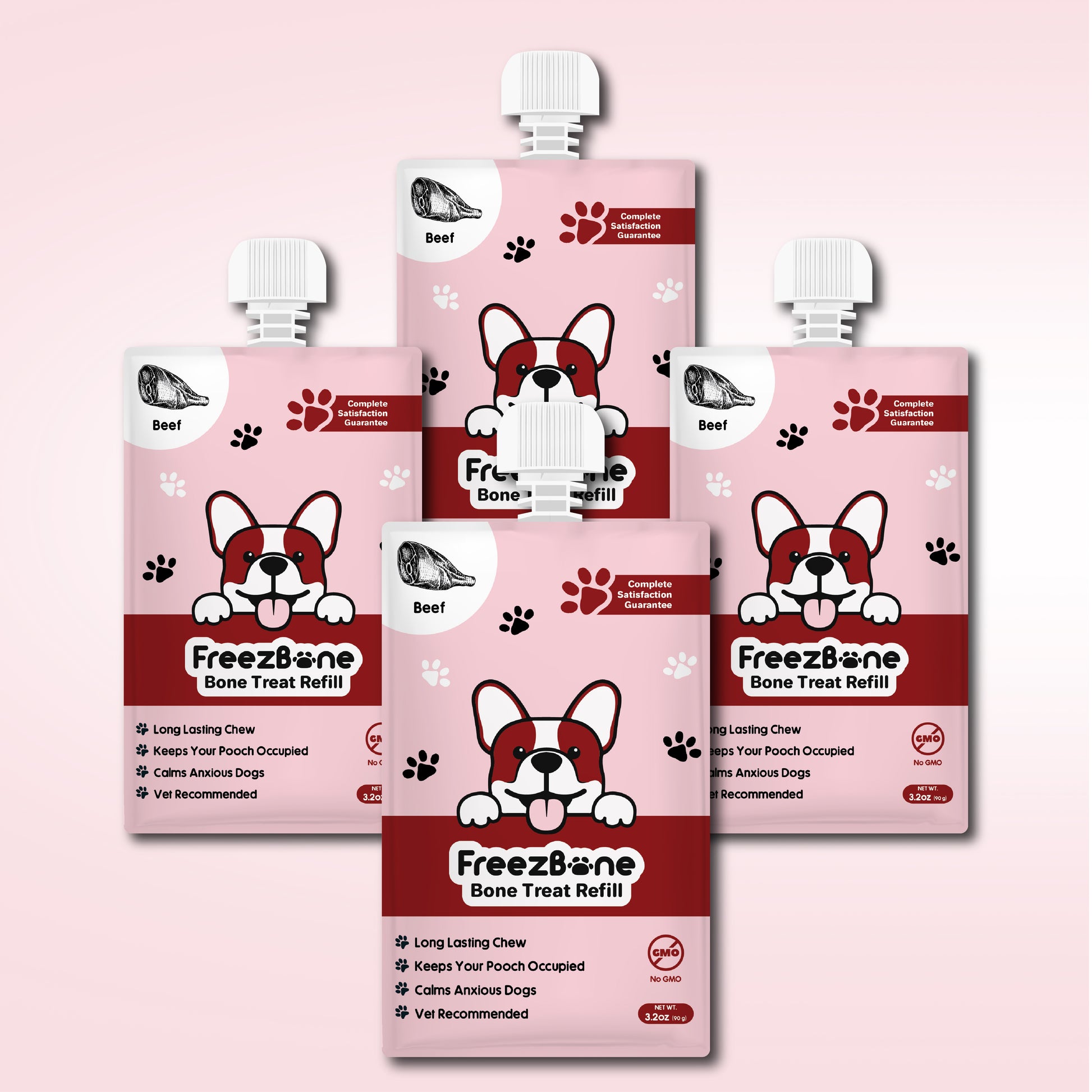 Bone Refills Dog Meat 90 Grams (4 Pack)®