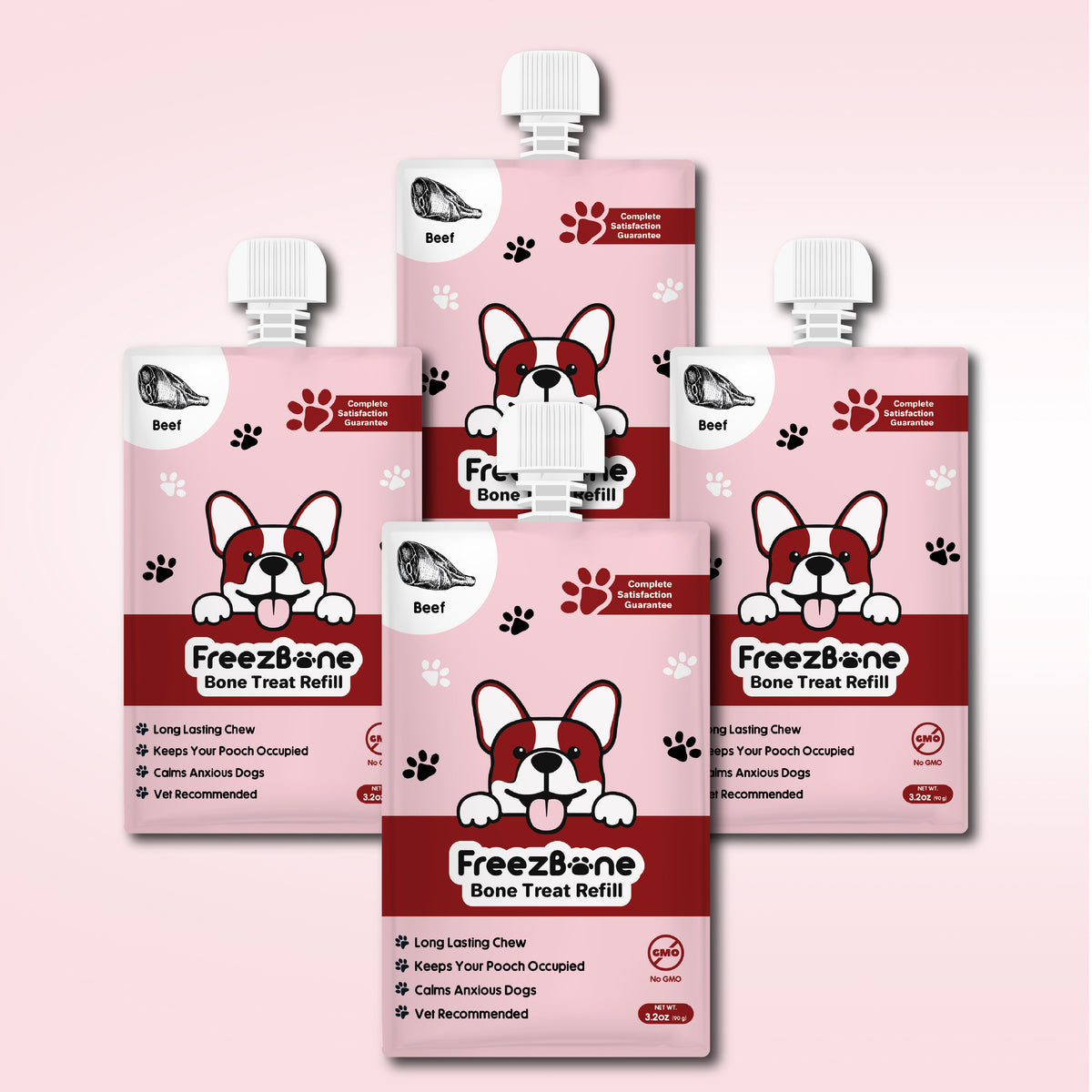 Bone Refills Dog Meat 90 Grams (4 Pack)®