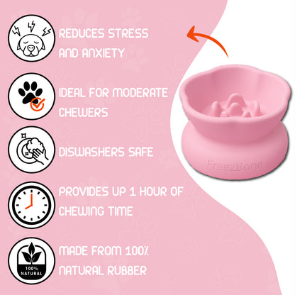 Freezflower Cup -  Frozen Treat Cup for Calm, Happy Dogs