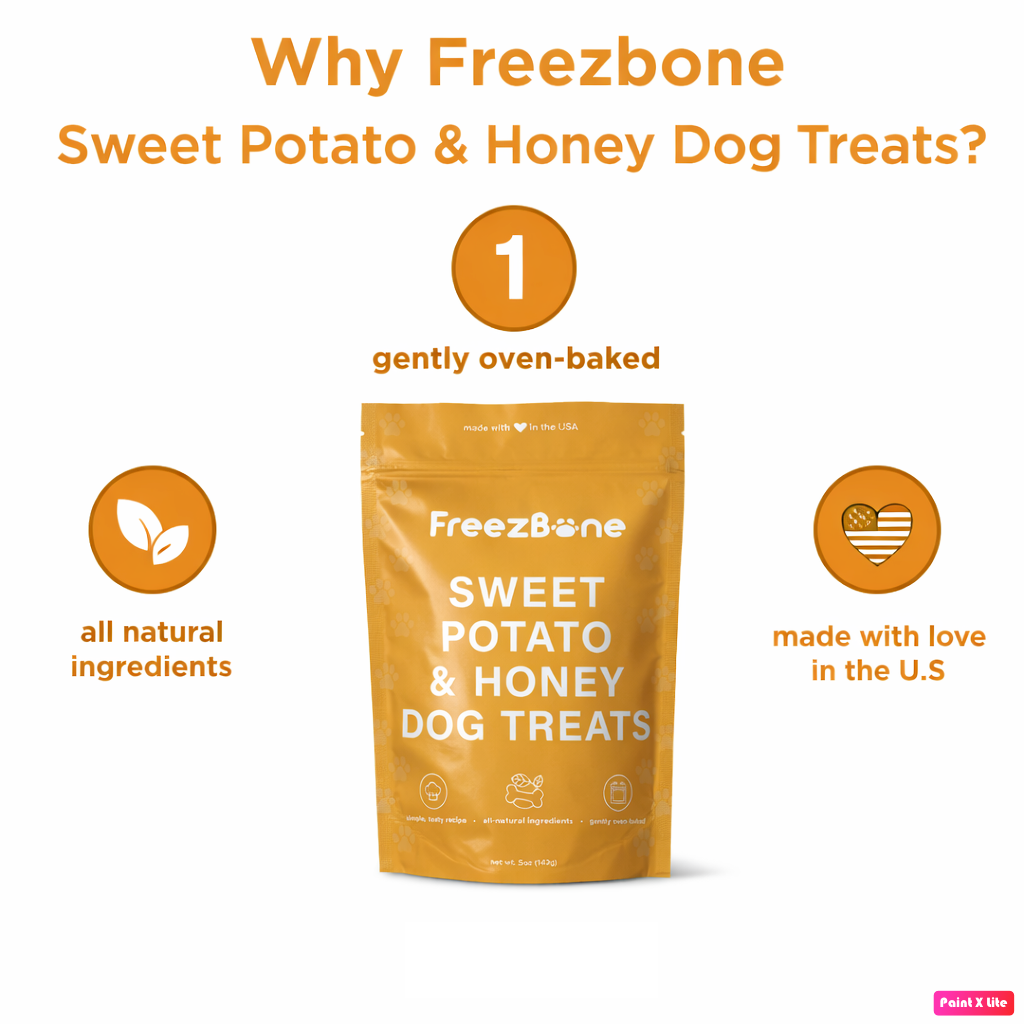 Freezbone Sweet Potato &amp; Honey Dog Treats