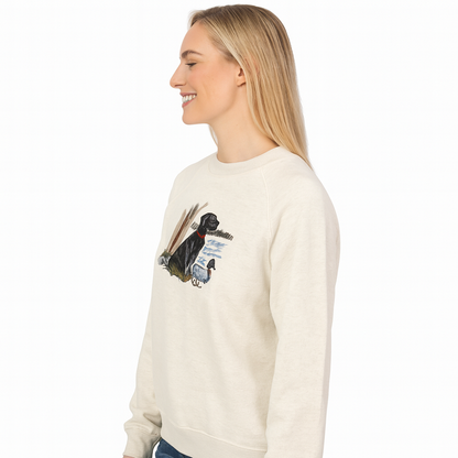 Freezbone Black Lab Embroidered Sweatshirt xmas limited edition
