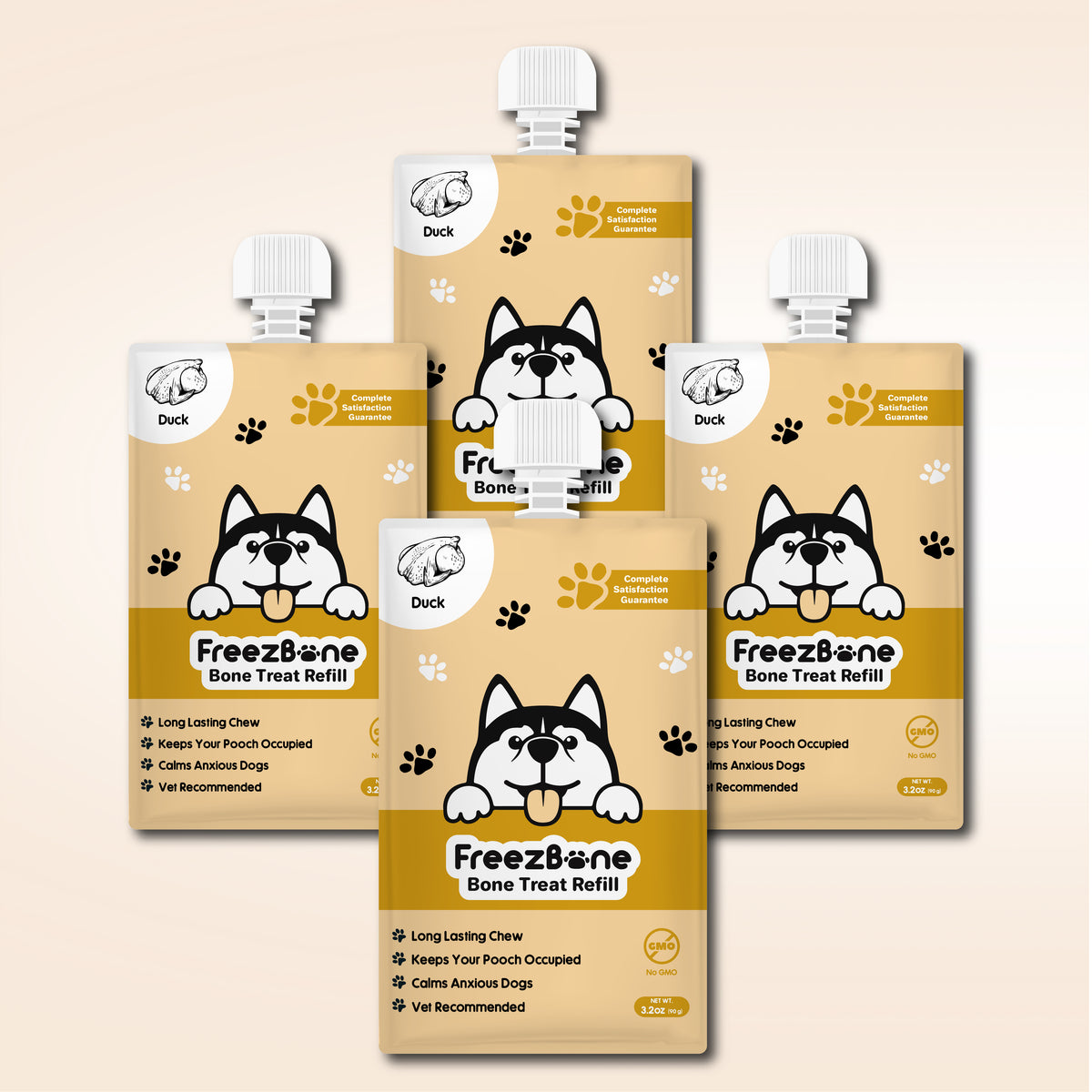 Bone Refills Dog Meat 90 Grams (4 Pack)®