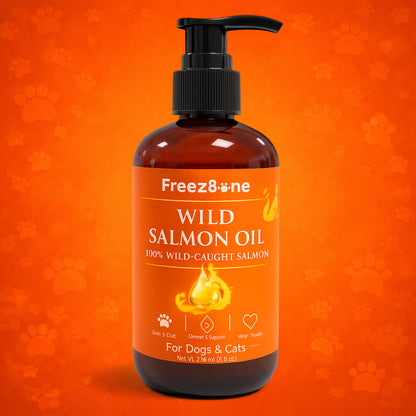 AUCTION ONLY - Freezbone Wild Salmon Oil For Dogs & Cats