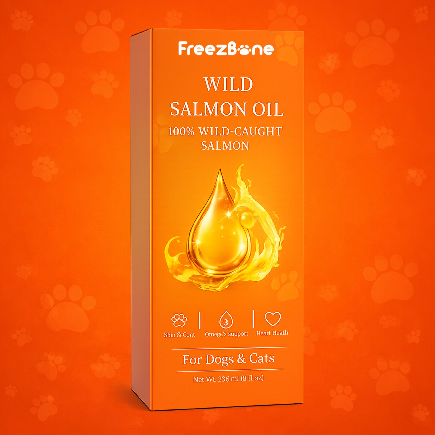 AUCTION ONLY - Freezbone Wild Salmon Oil For Dogs & Cats