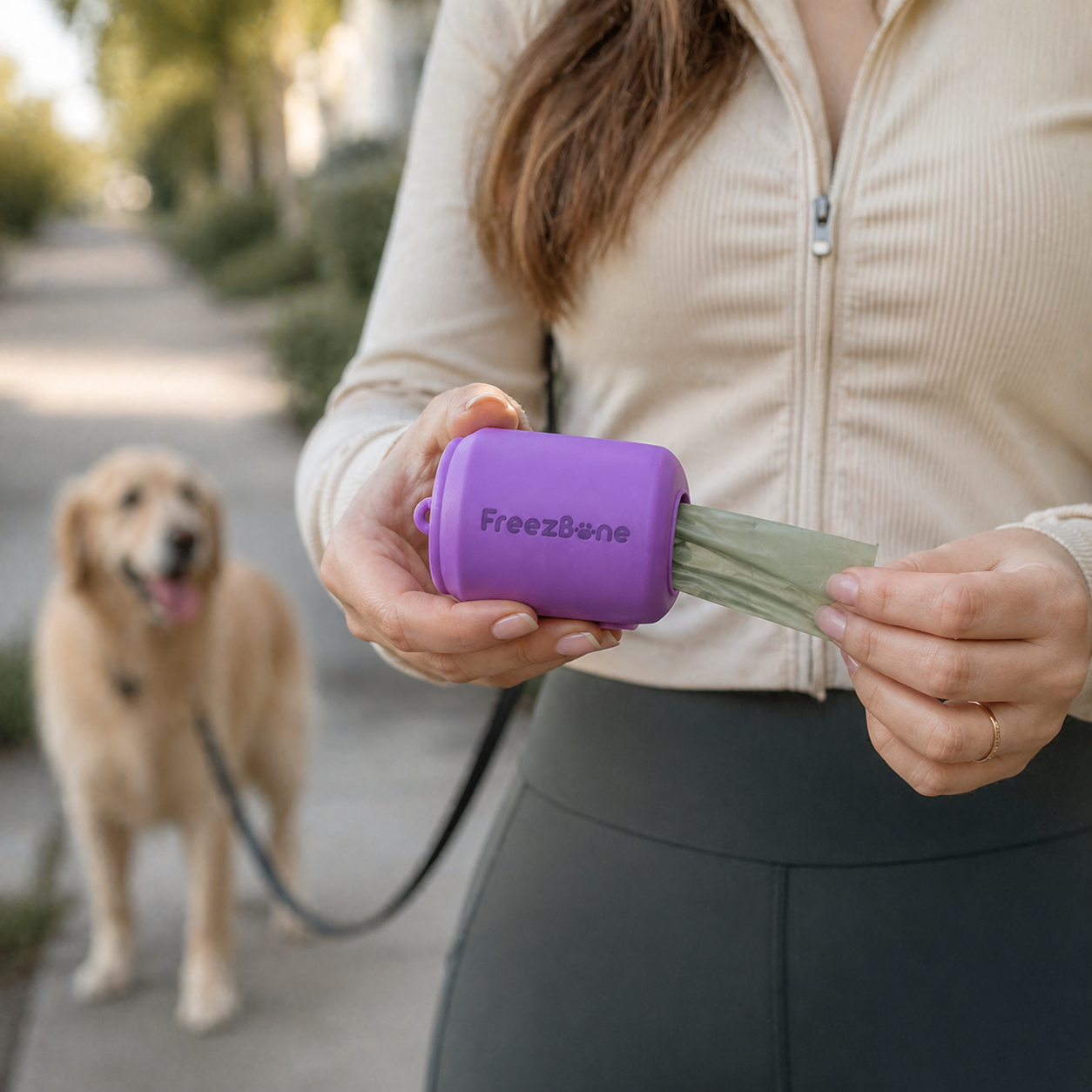 Freezbone Silicone Dog Poop Bag Dispenser
