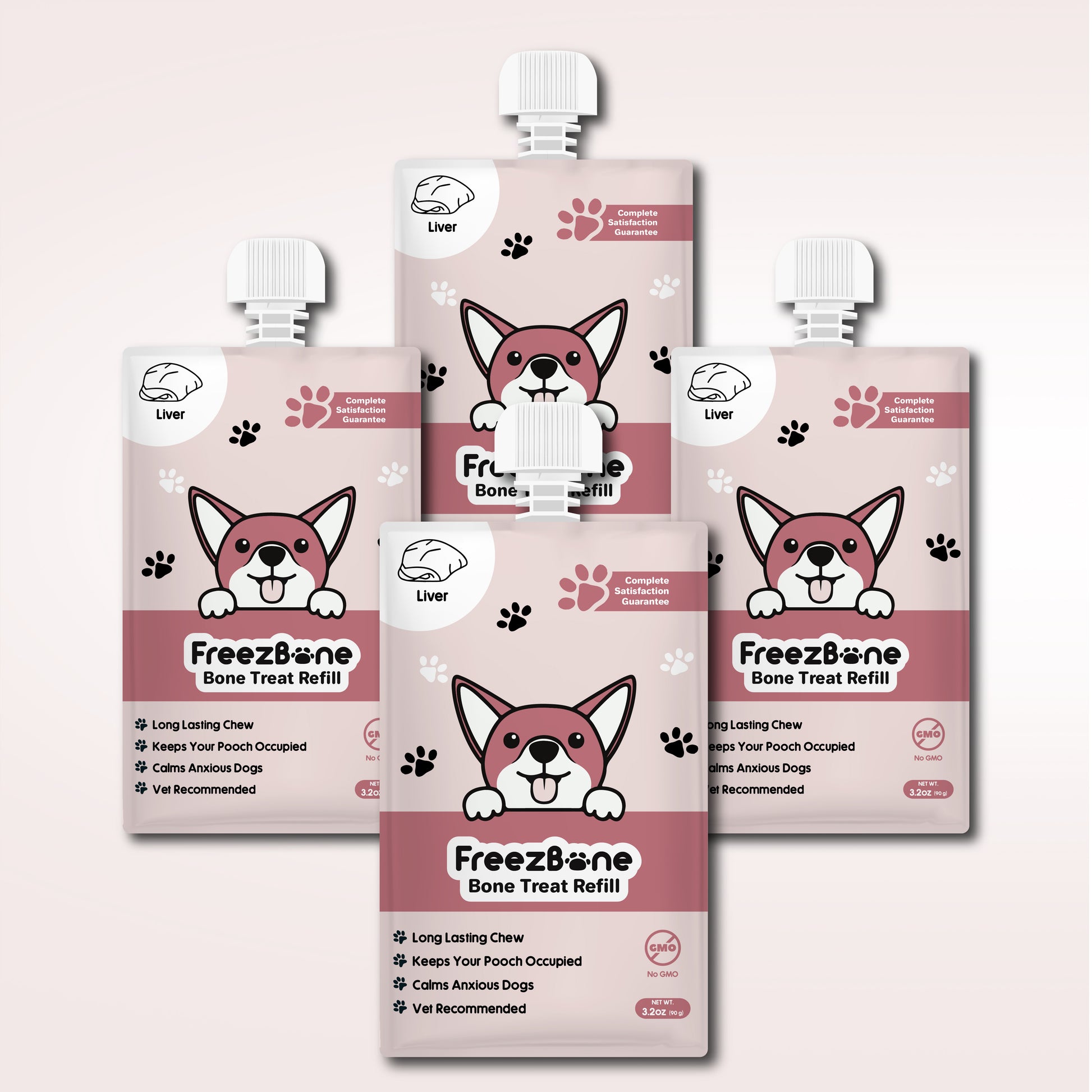 Bone Refills Dog Meat 90 Grams (4 Pack)®