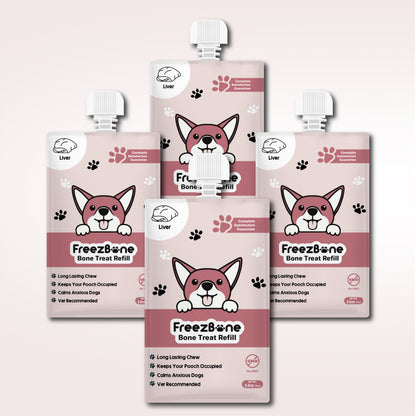 Bone Refills Dog Meat 90 Grams (4 Pack)®