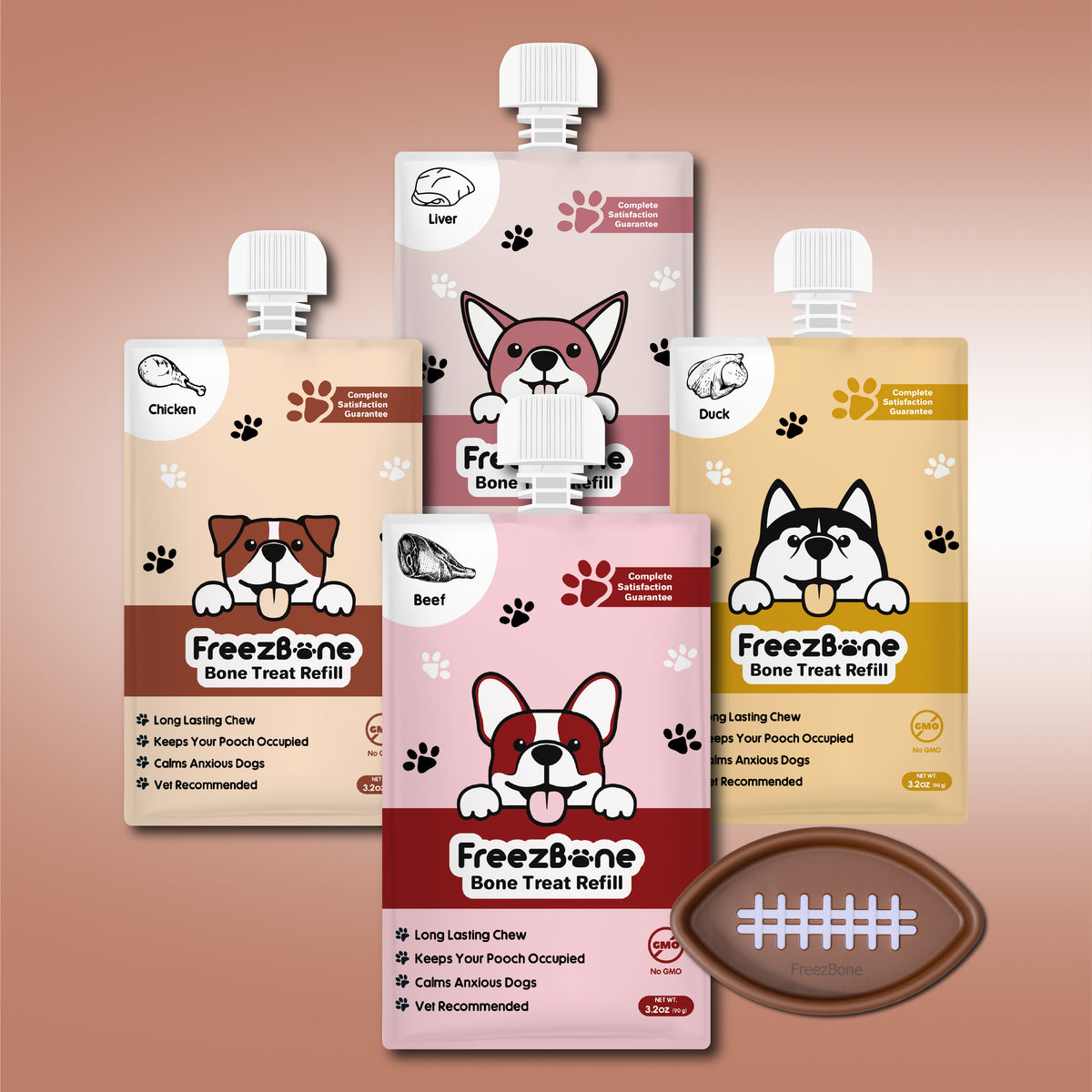 FreezFootball Bundle 90 Grams Fillers