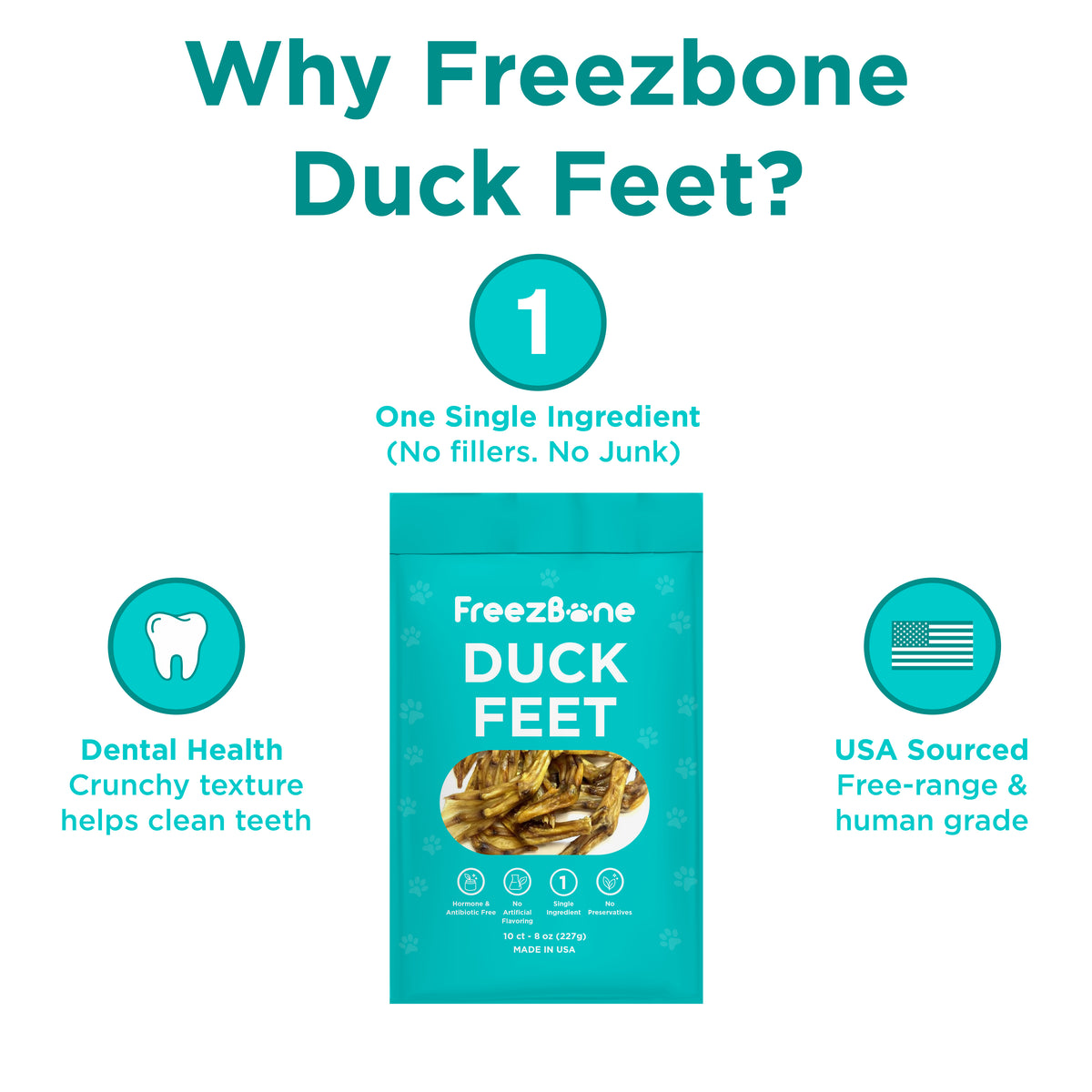 Freezbone Duck Feet