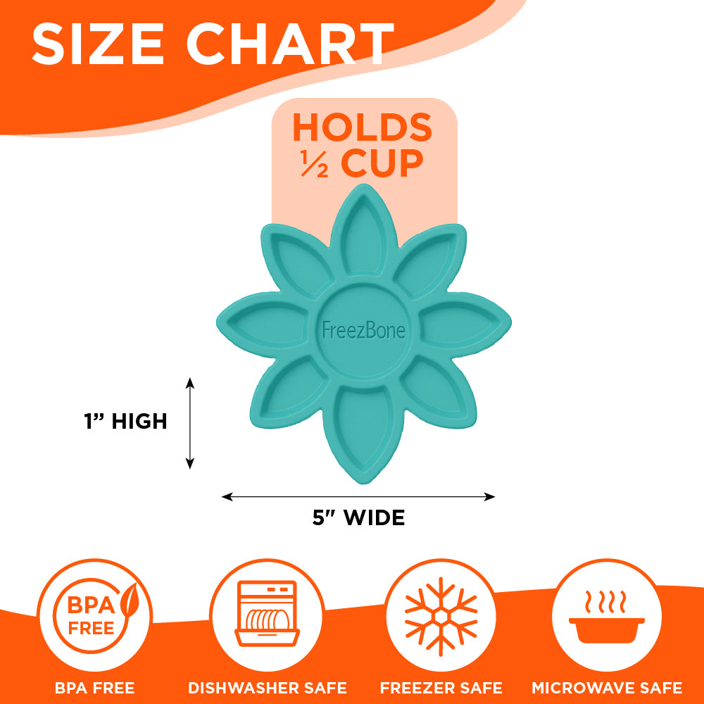 FreezFlower - Long-Lasting Frozen Flower Dog Treat Toy