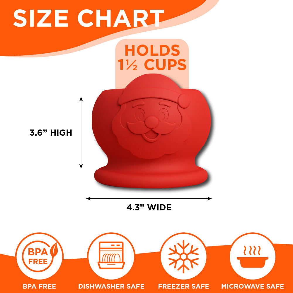 FreezSanta Dog– Holiday Frozen Santa Chew Toy