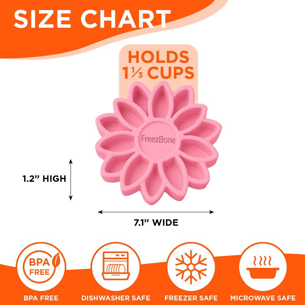 FreezSunflower - Interactive Frozen Sunflower Dog Chew