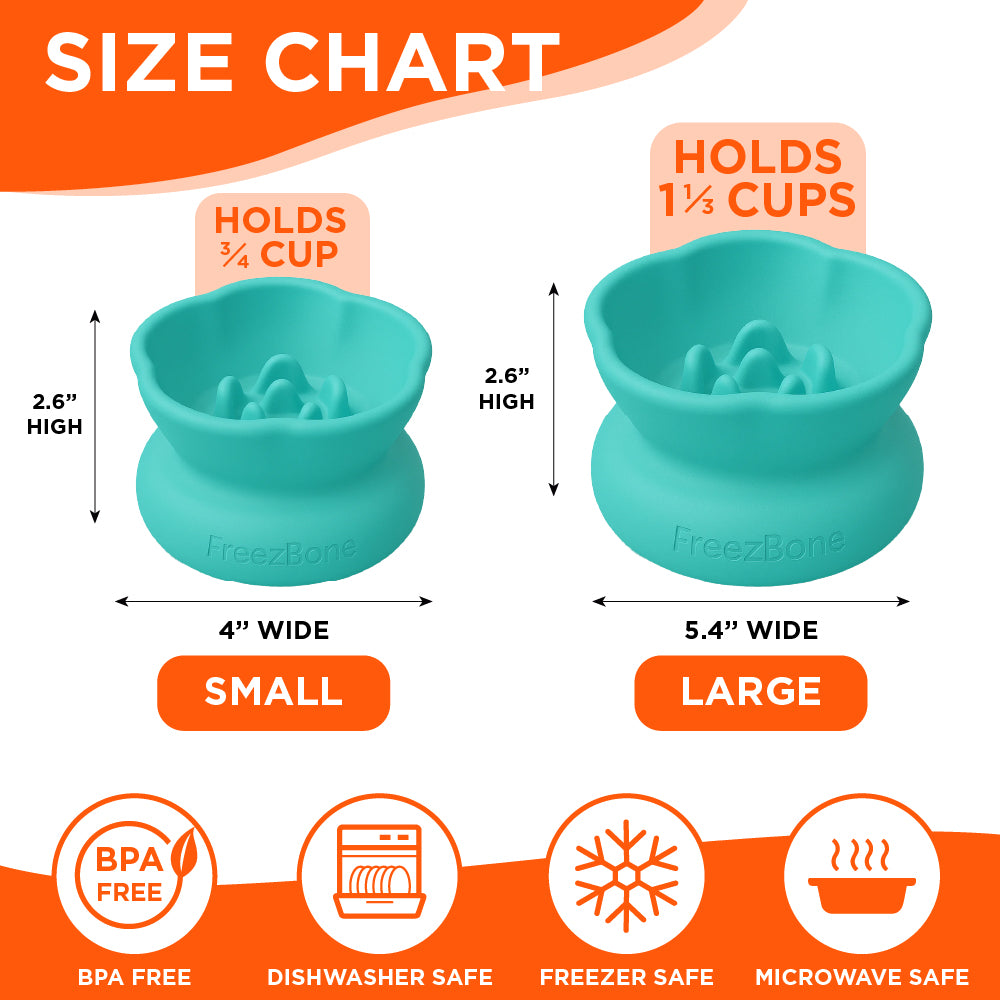 Freezflower Cup -  Frozen Treat Cup for Calm, Happy Dogs