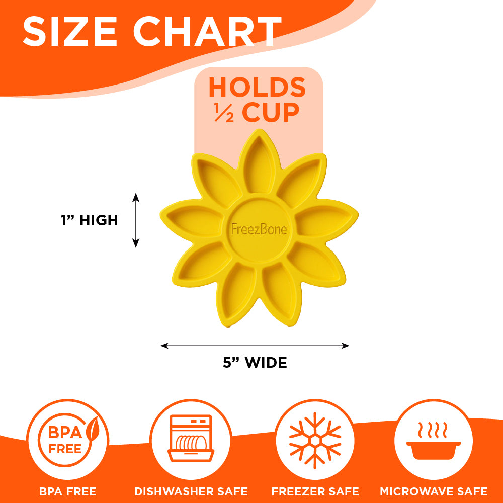 FreezFlower - Long-Lasting Frozen Flower Dog Treat Toy