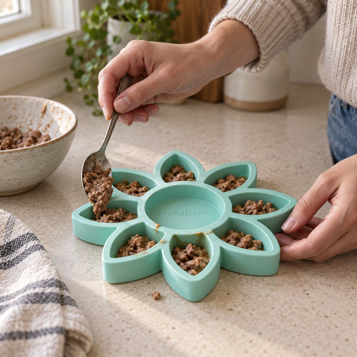 FreezFlower - Long-Lasting Frozen Flower Dog Treat Toy – Freezbone