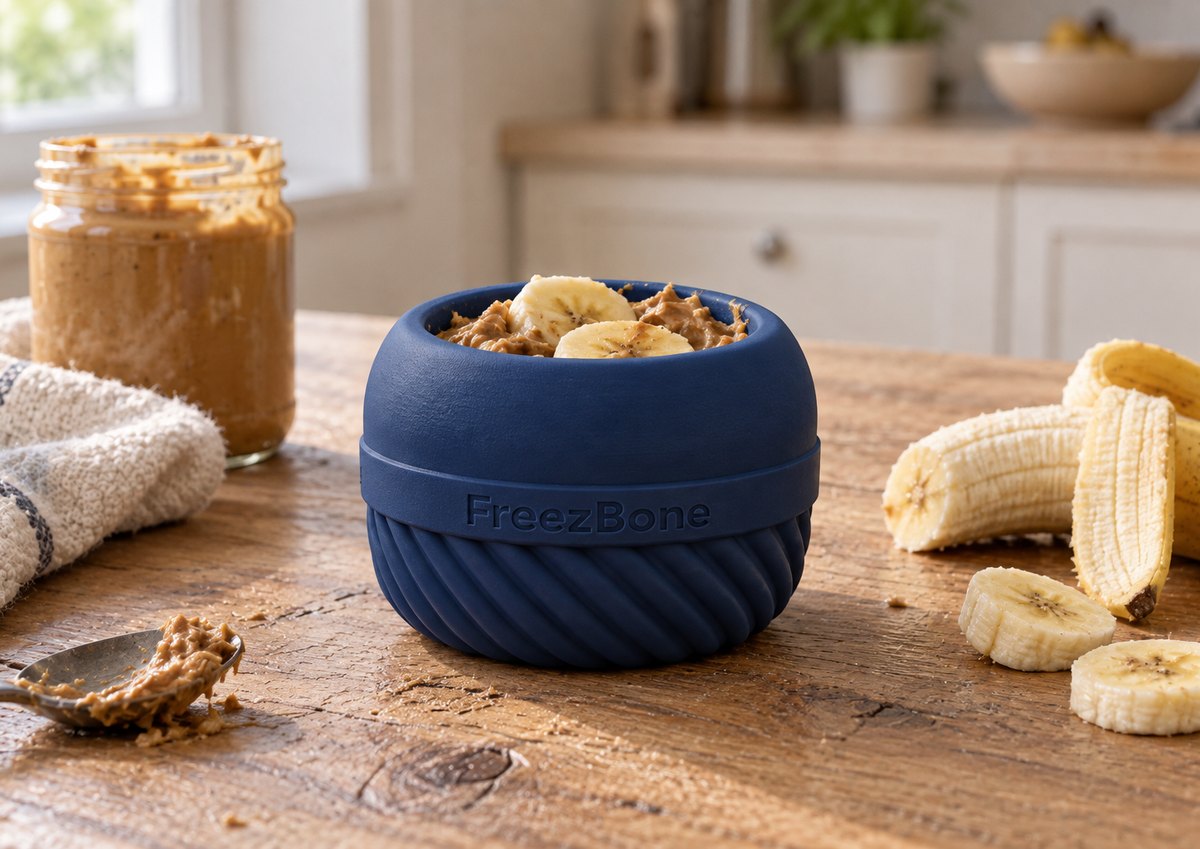 FreezJumbo™  filled with peanut butter + banana