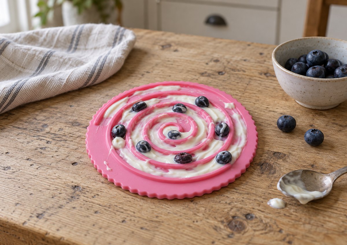 FreezSwirl  filled with yogurt + blueberries