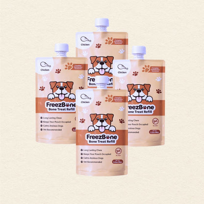 Bone Refills Dog Meat 90 Grams (4 Pack)®