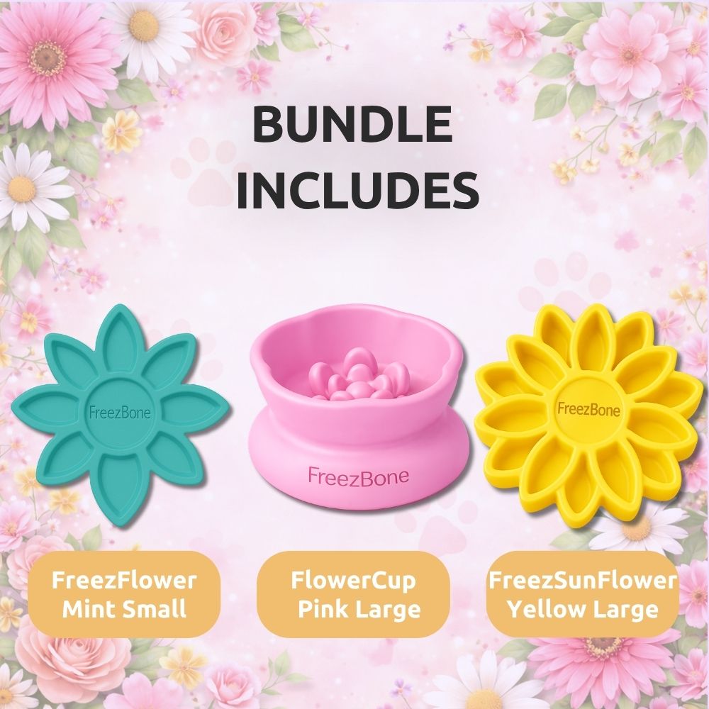 Flower Bundle - Beautiful spring-inspired bones that actually calm your dog