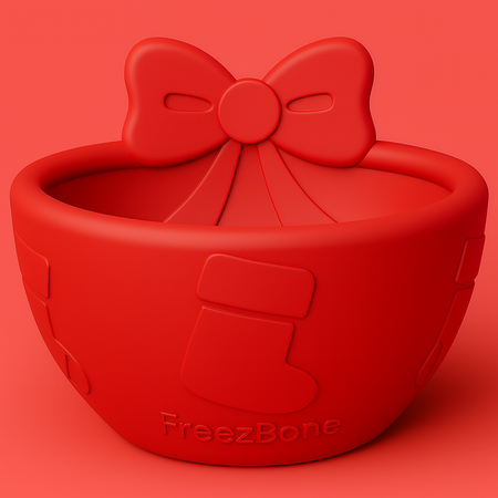 FreezBow Dog–  Dog Lickable Enrichment Toy