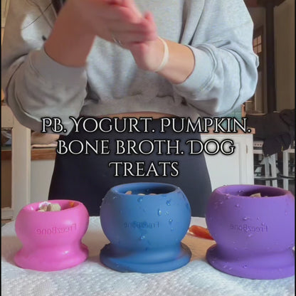 Freezball - Durable Fillable Dog Chew Bone