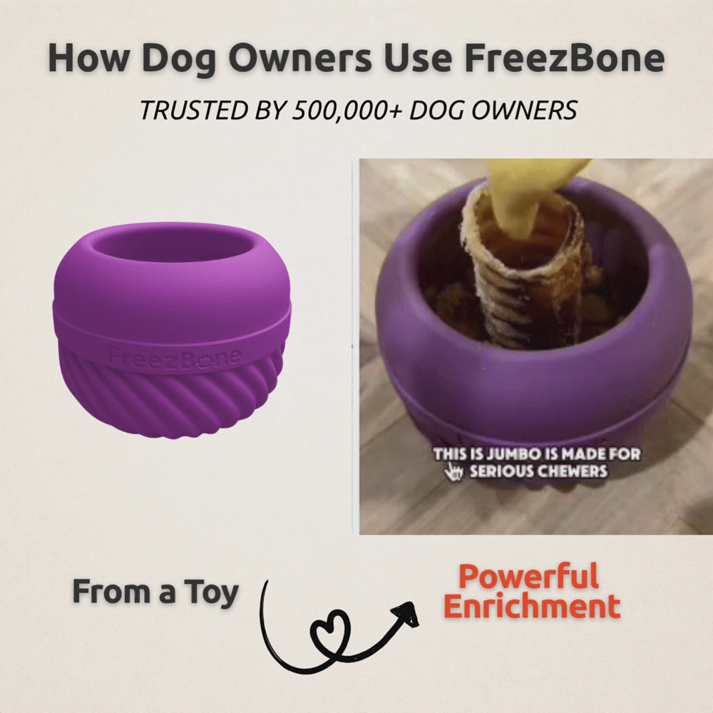FreezJumbo™ – Our Biggest & Toughest Enrichment Toy Ever – Freezbone