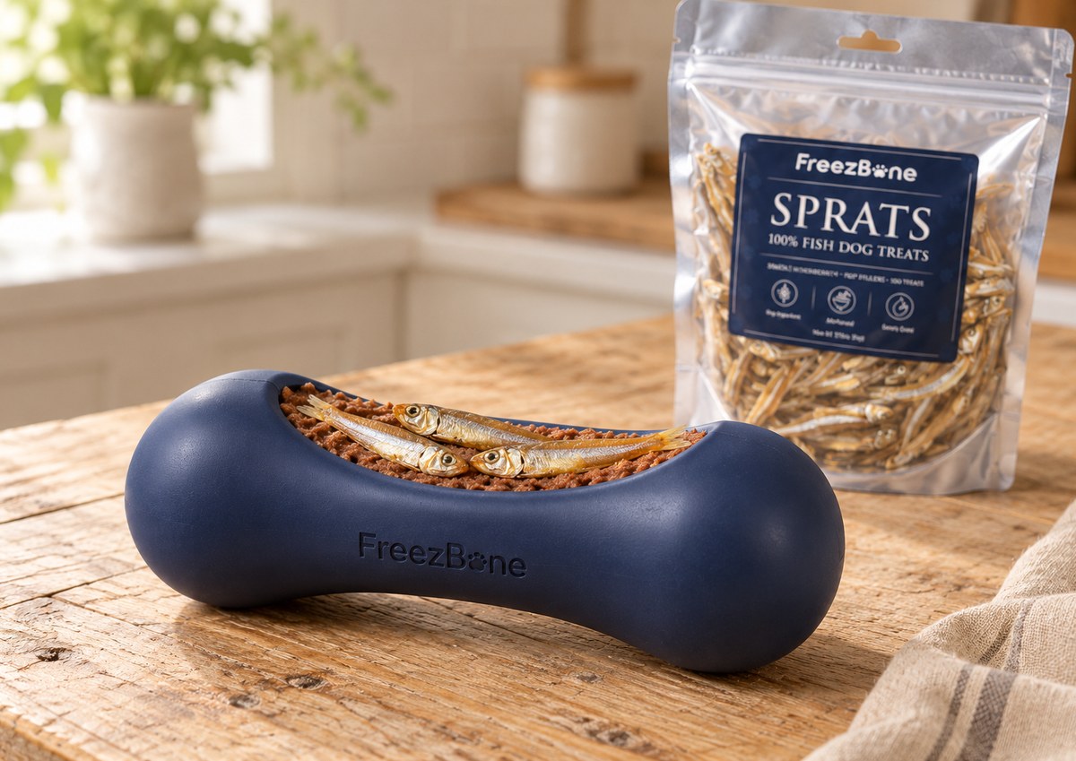 Sprats Treats in a Freezstick